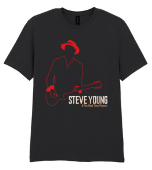 SY Red Outline - Soft-Spun Black 100%Cotton
